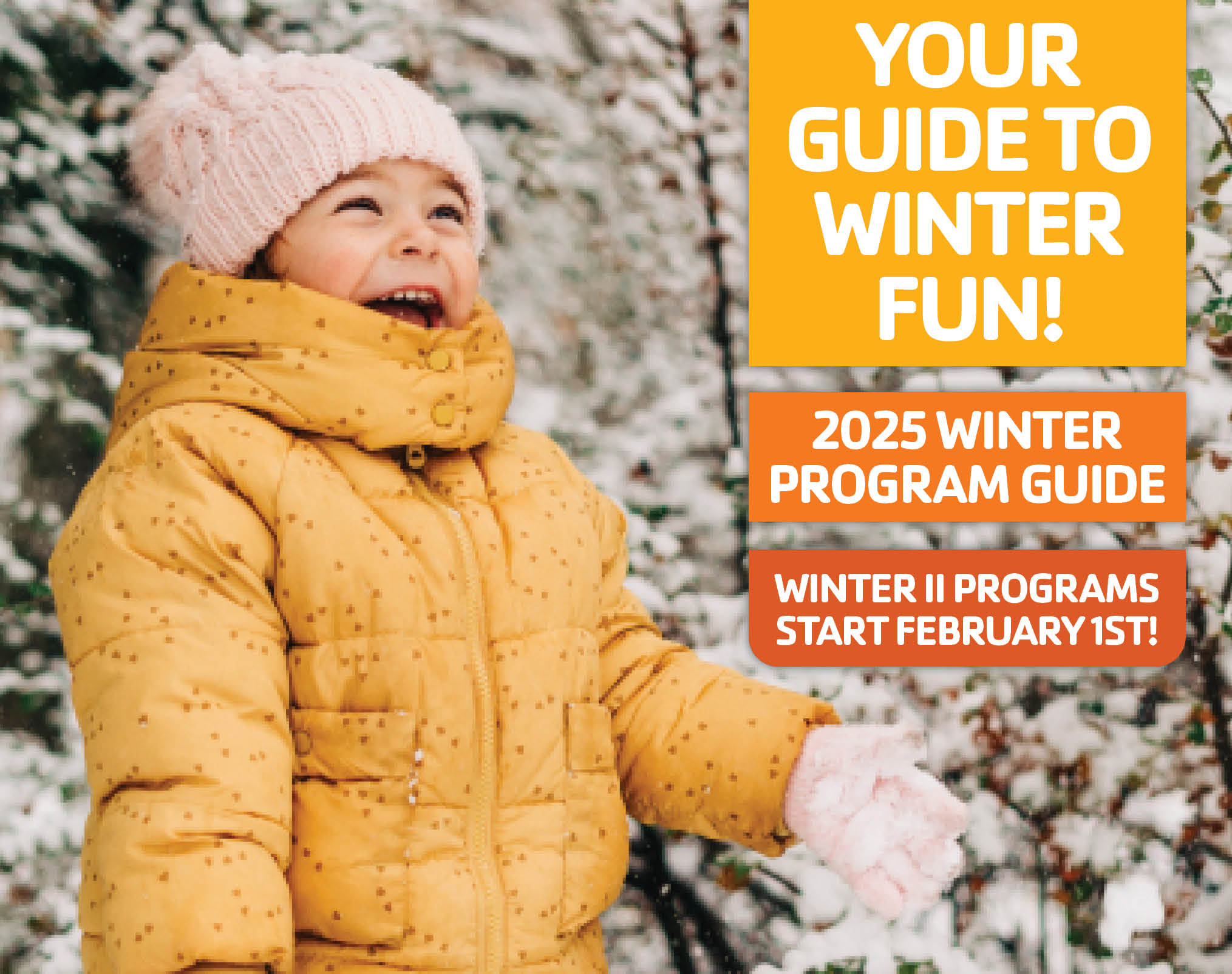 Winter II Programs Start February 1st